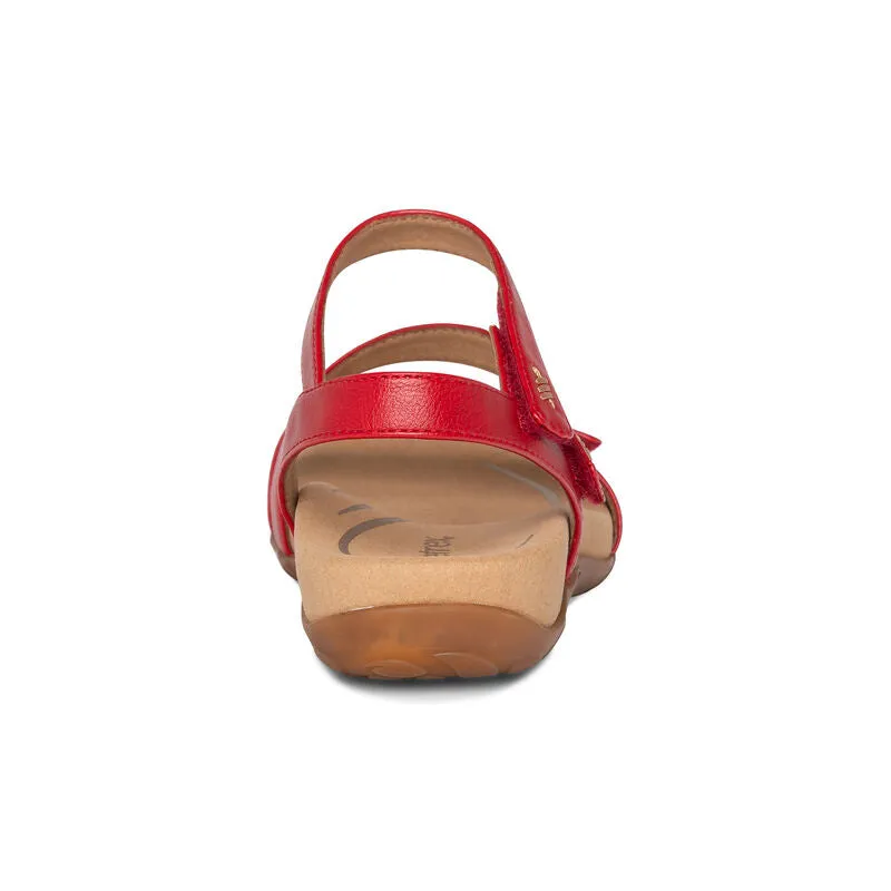 AETREX  Gabby Adjustable Quarter Strap - Red
