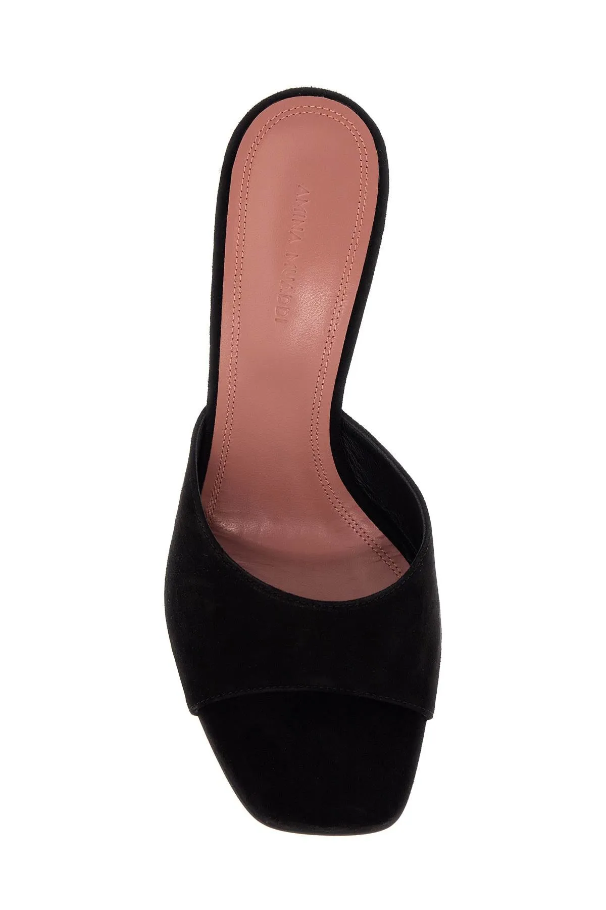 AMINA MUADDI Mules Lupita In Pelle Scamosciata