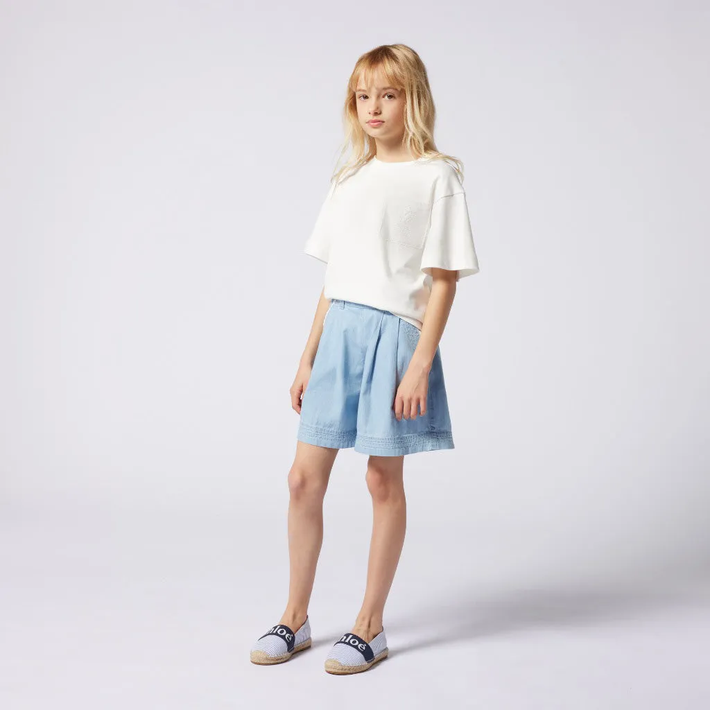 Chloé Kids Logo Espadrills