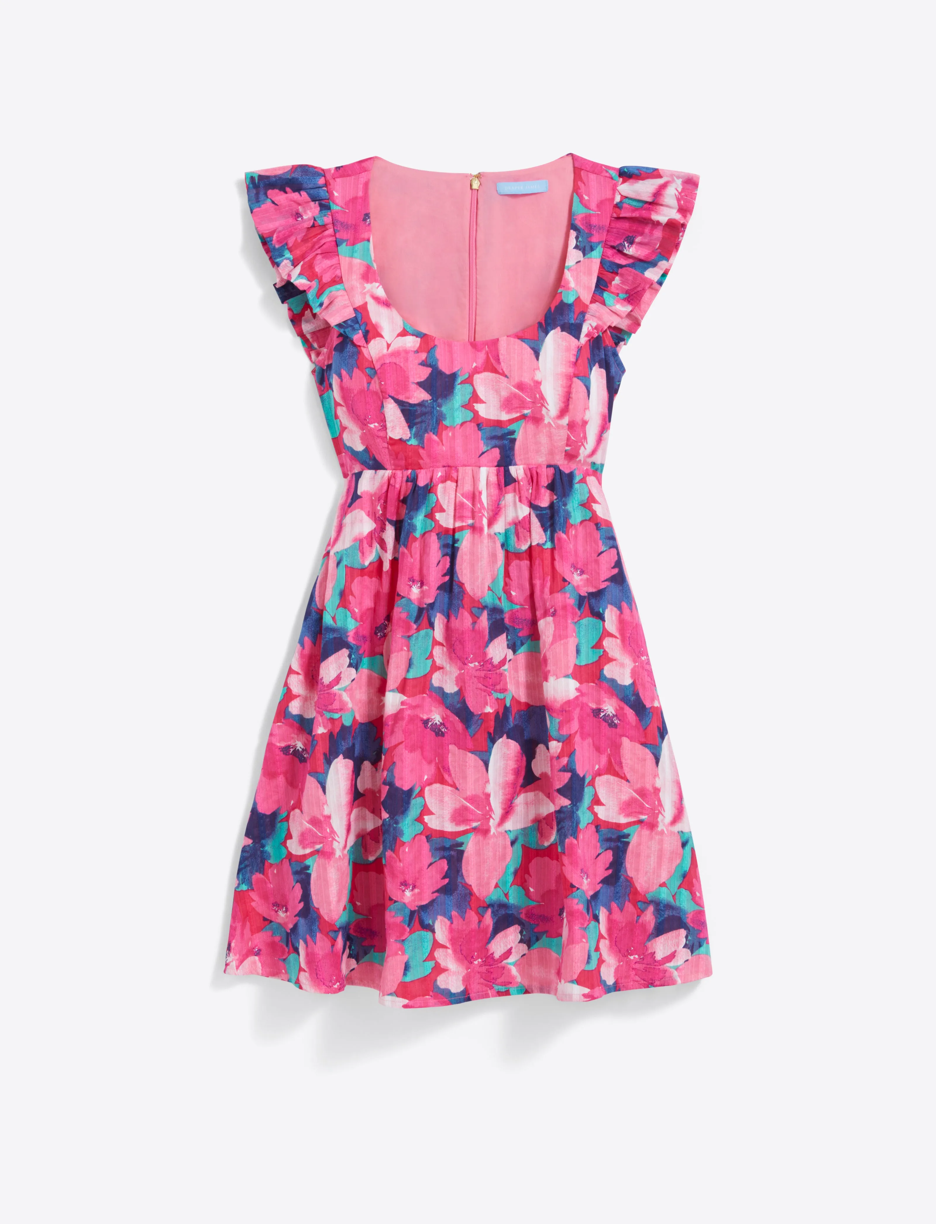 Ciara Babydoll Dress in Shadow Stripe