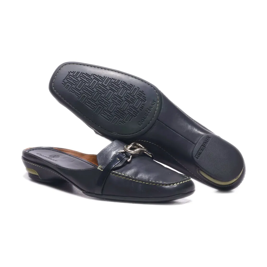 Cole Haan Mules Leather Black Colour For Women