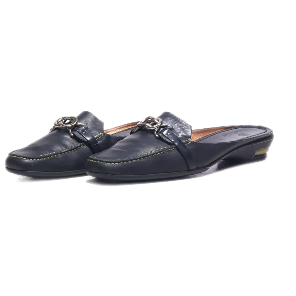 Cole Haan Mules Leather Black Colour For Women