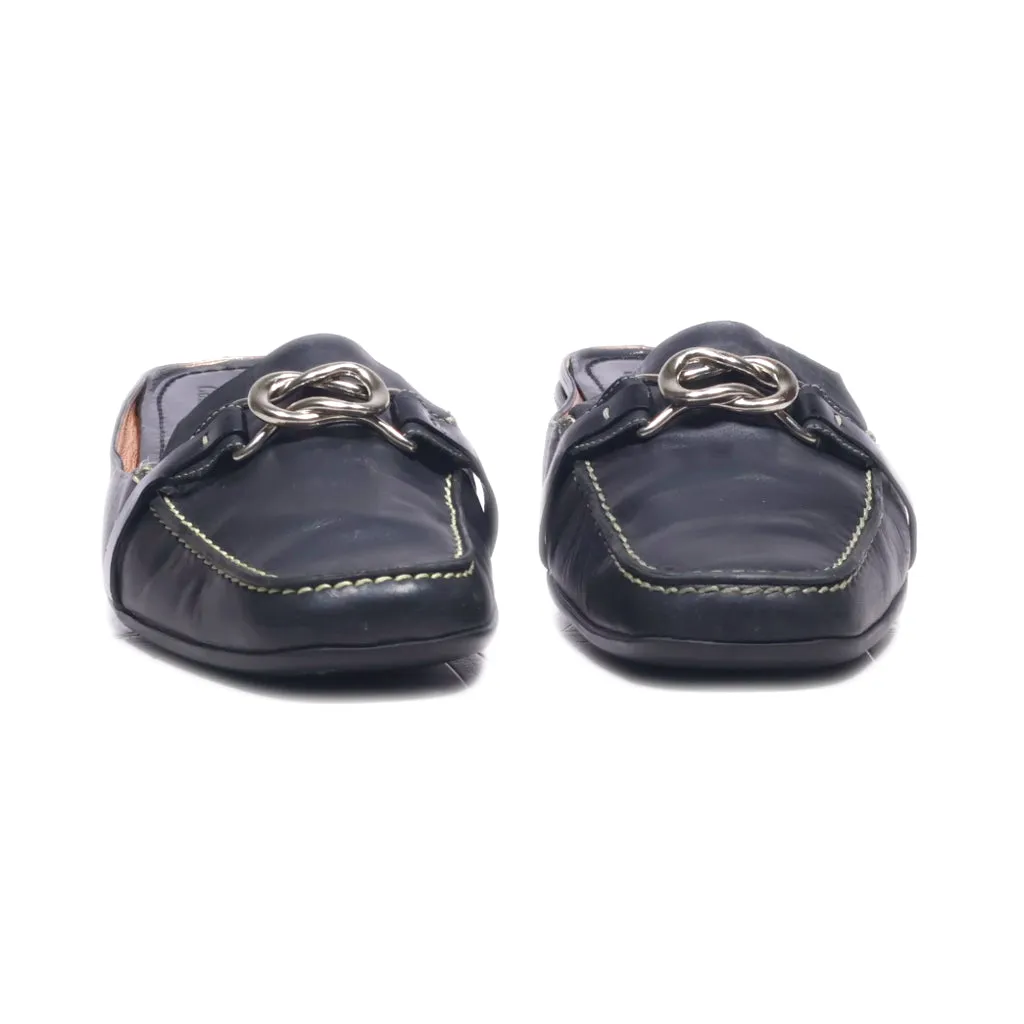 Cole Haan Mules Leather Black Colour For Women