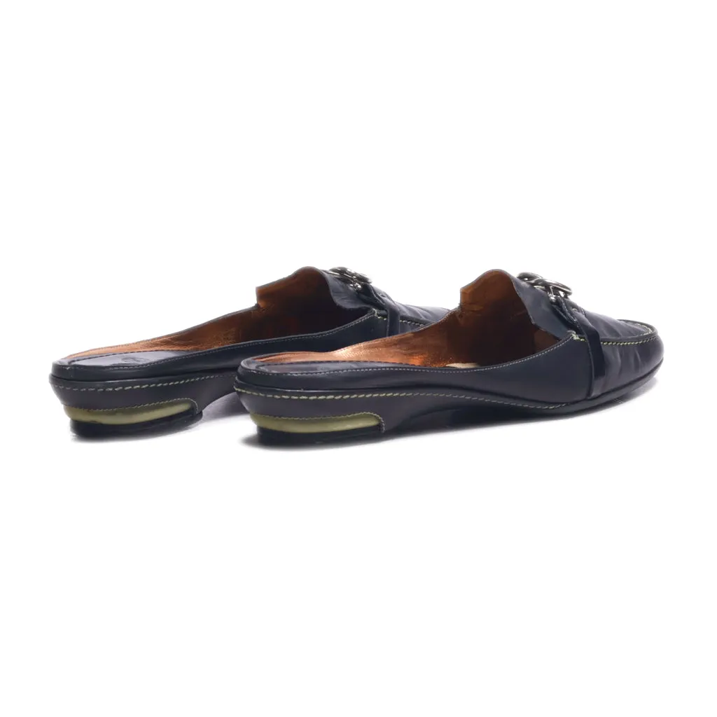 Cole Haan Mules Leather Black Colour For Women