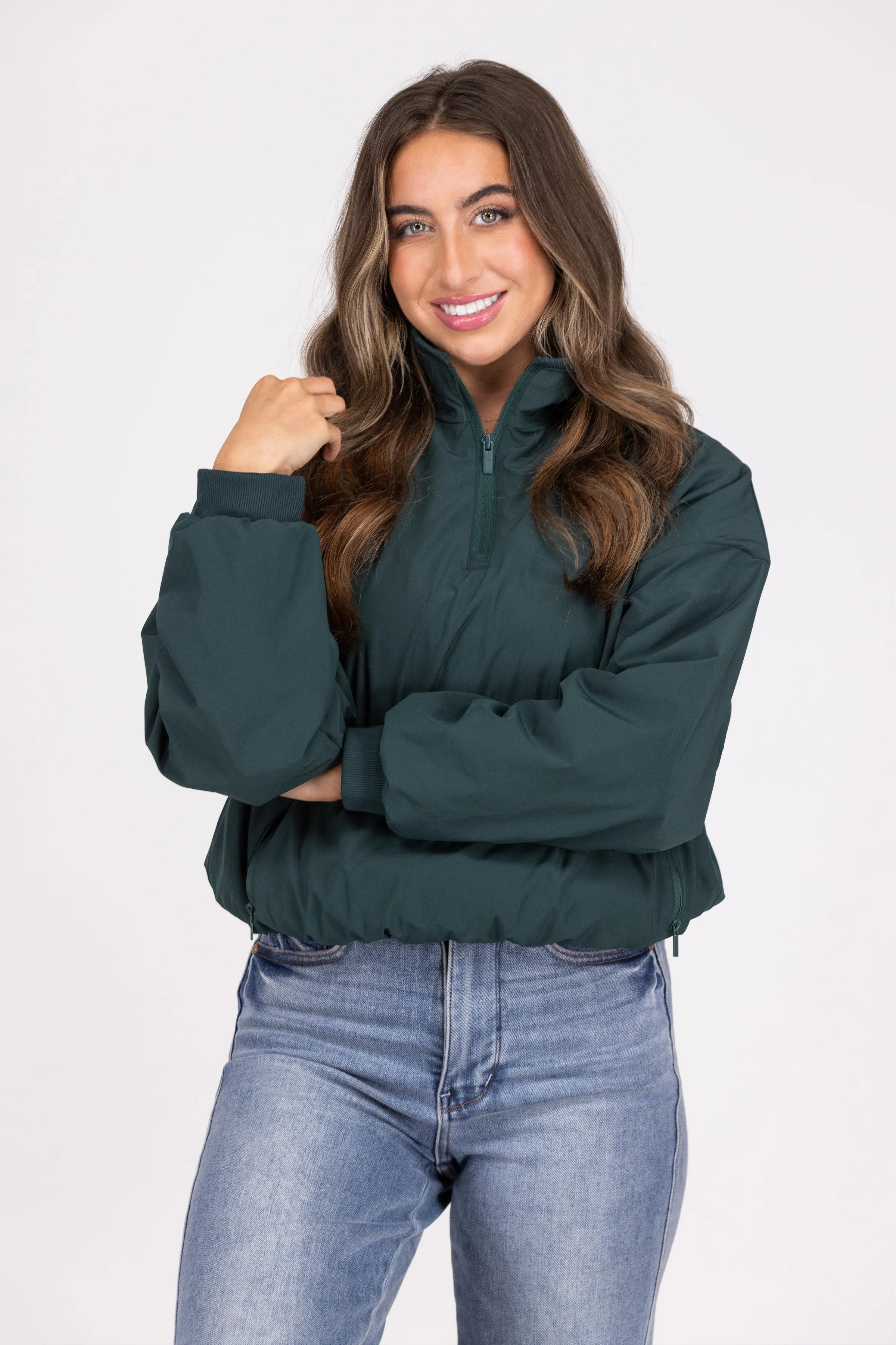 Come And Get Me Mock Neck Pullover Jacket * Final Sale*