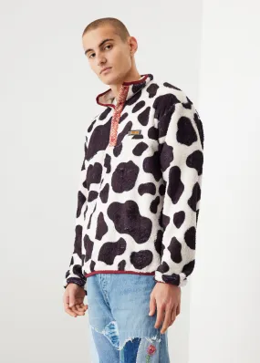 Cow Fleece Pullover