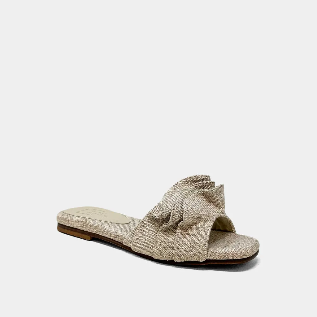 Daisy Slide Sandal • Natural