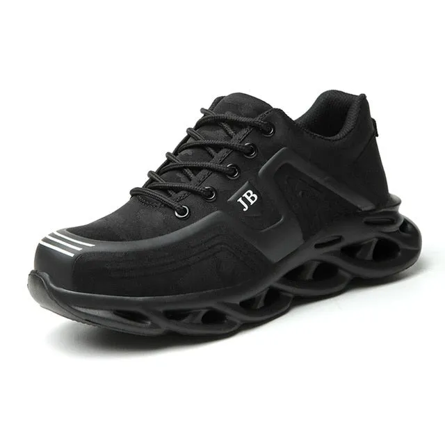 Drop shipping Steel Toe Work Shoes Fashion for Men Women Sneaker Ultralight Mesh Industial Safety shoes Plus size 37-48 RXM179