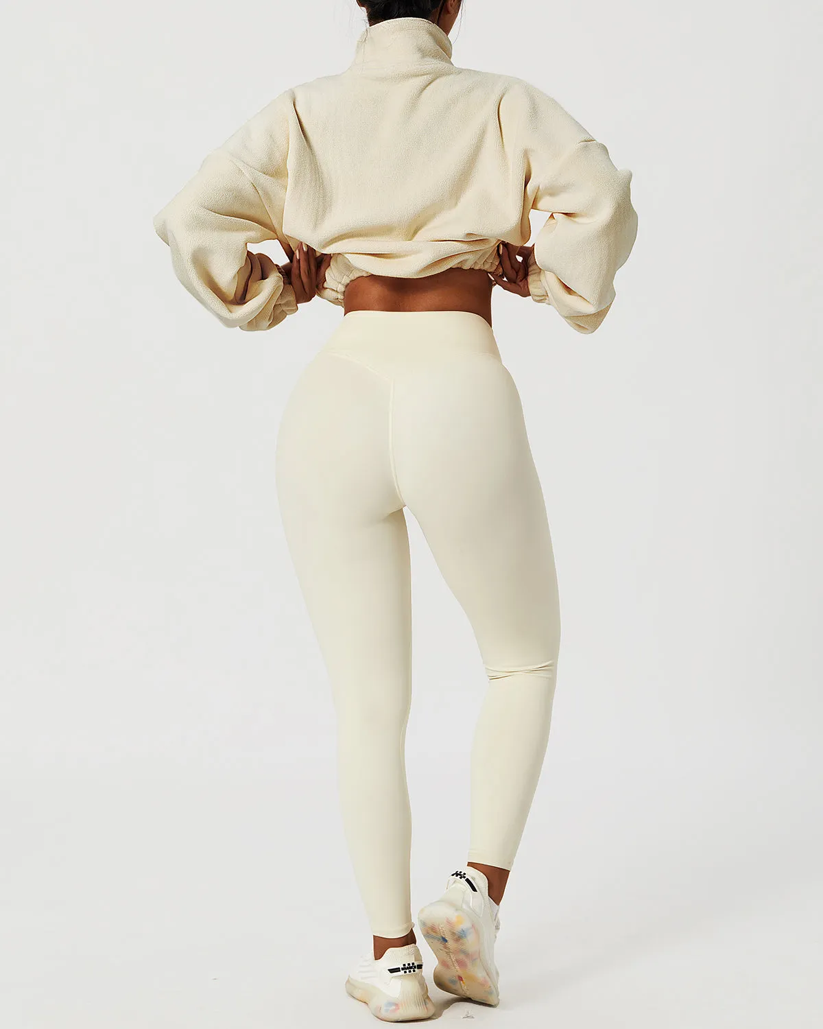 Ellie Crop Pullover - Beige