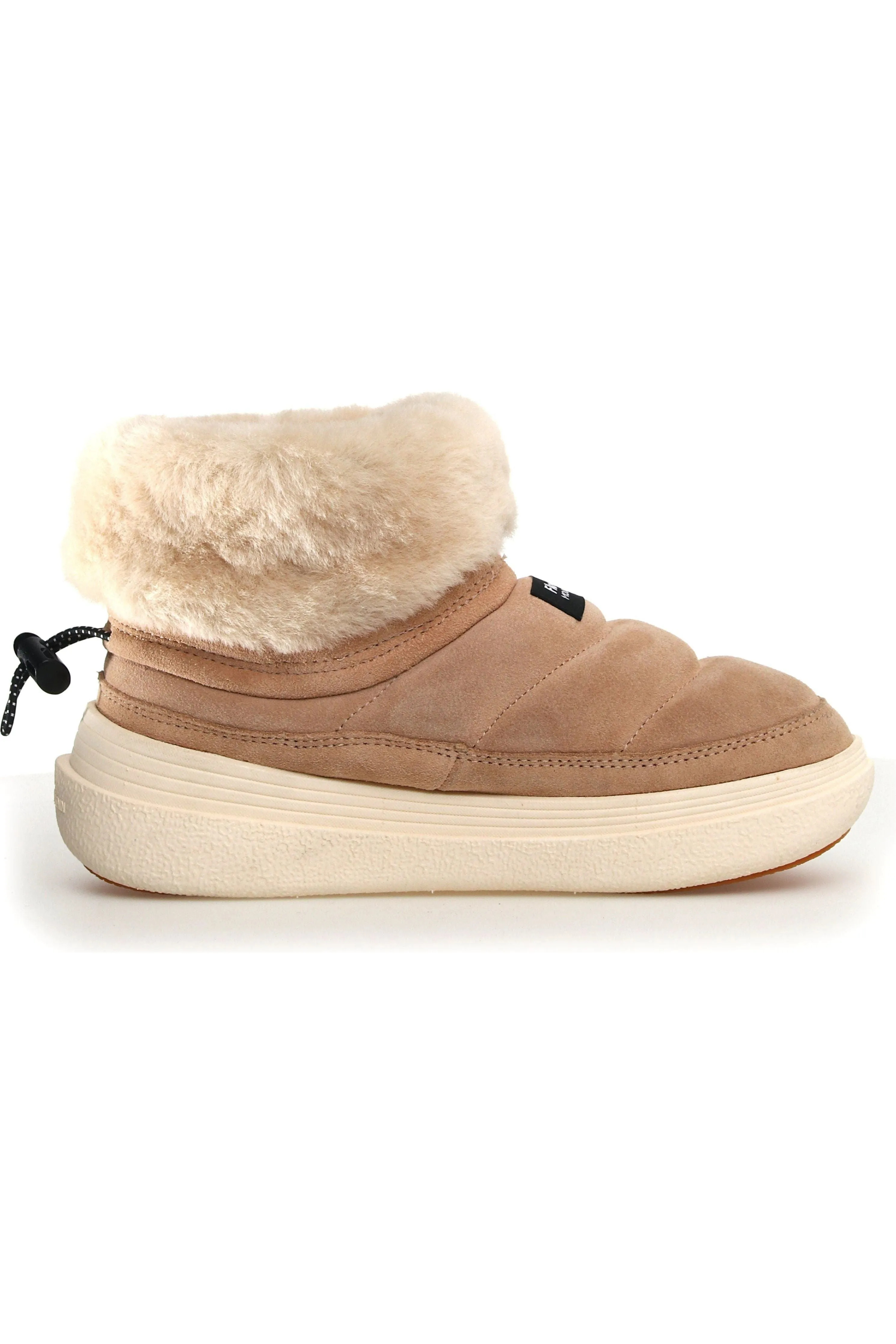 Fami Suede/Shearling Mid Boot - Light Brown