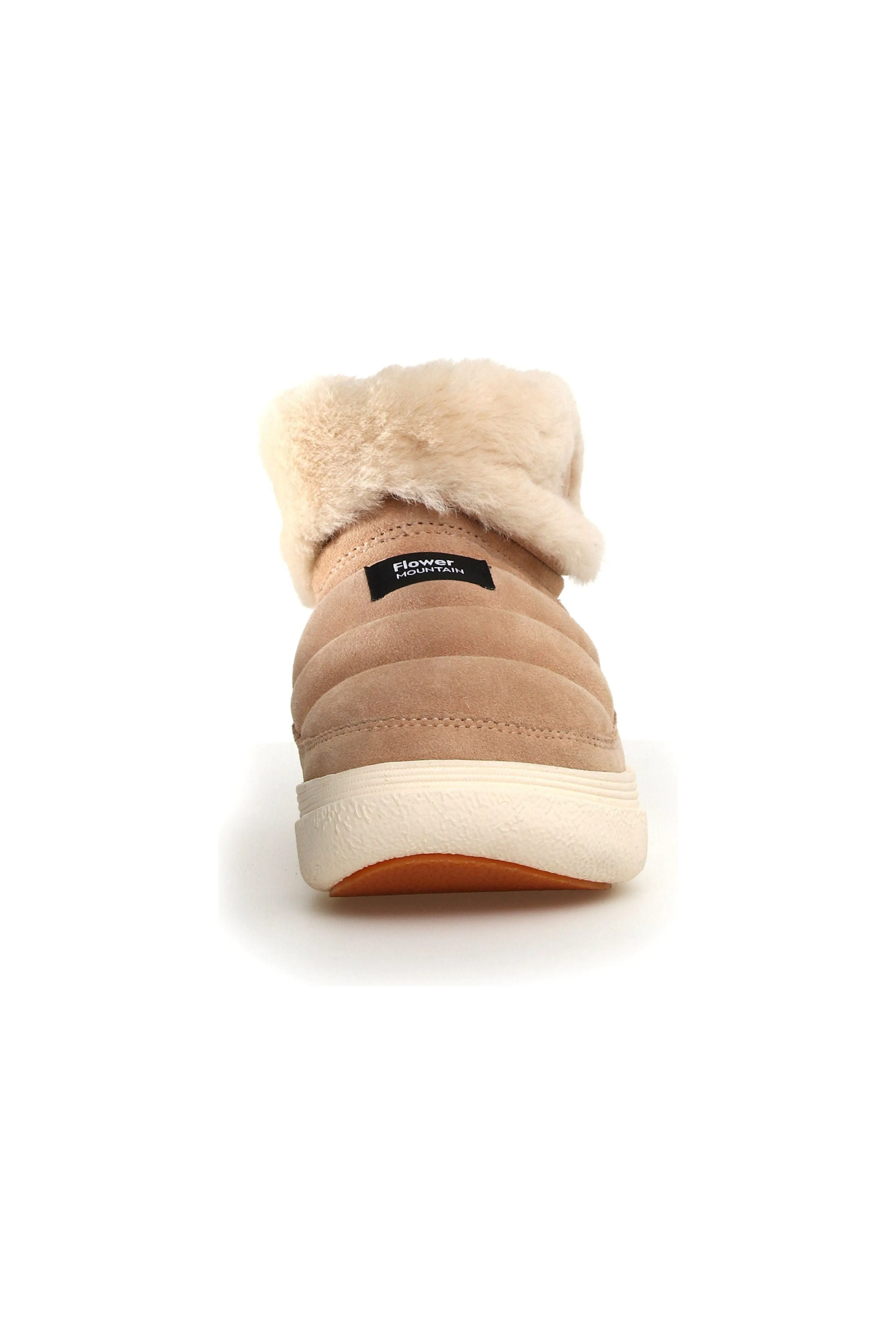 Fami Suede/Shearling Mid Boot - Light Brown