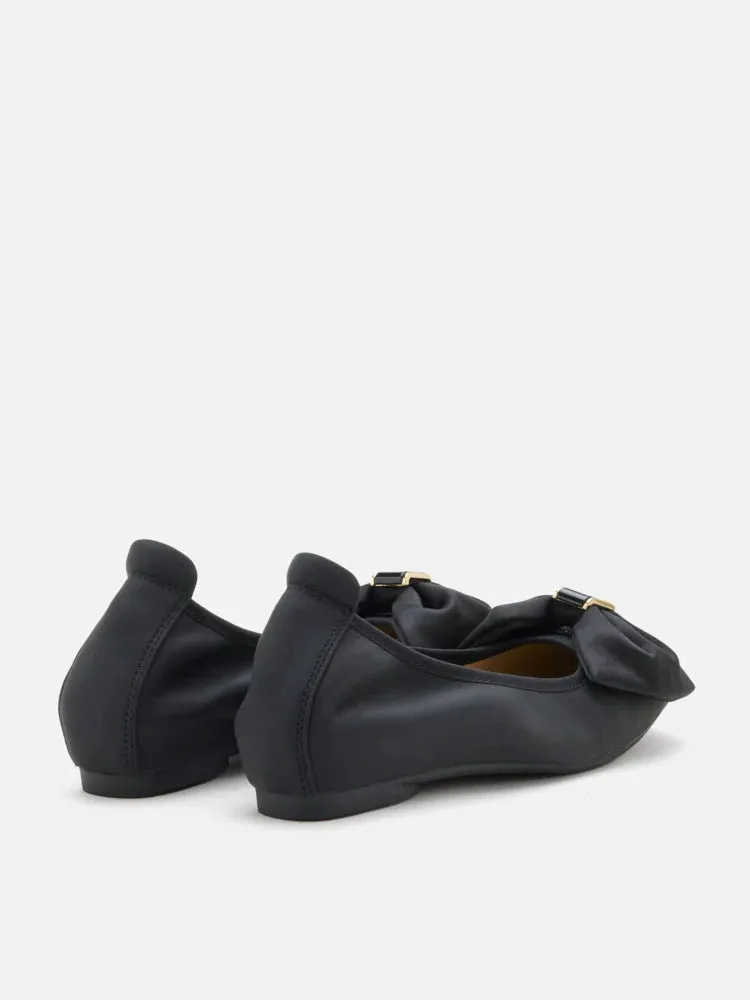 Hana Silk Bow Flats