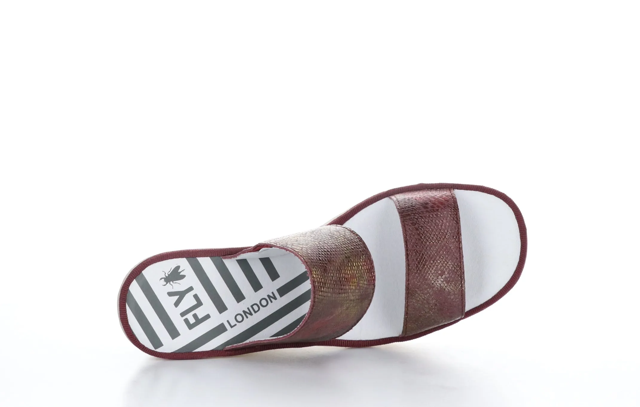 JESY302FLY Bordeaux Strappy Mules
