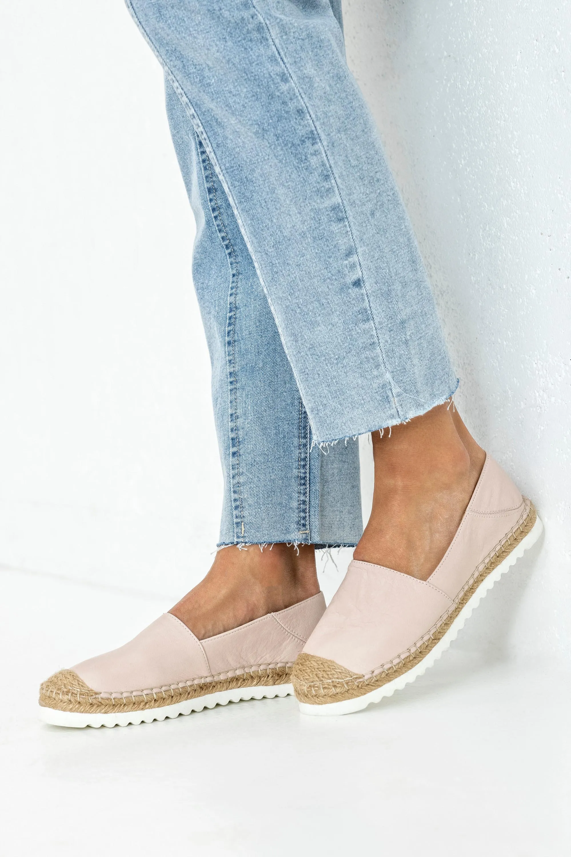 Leather espadrilles