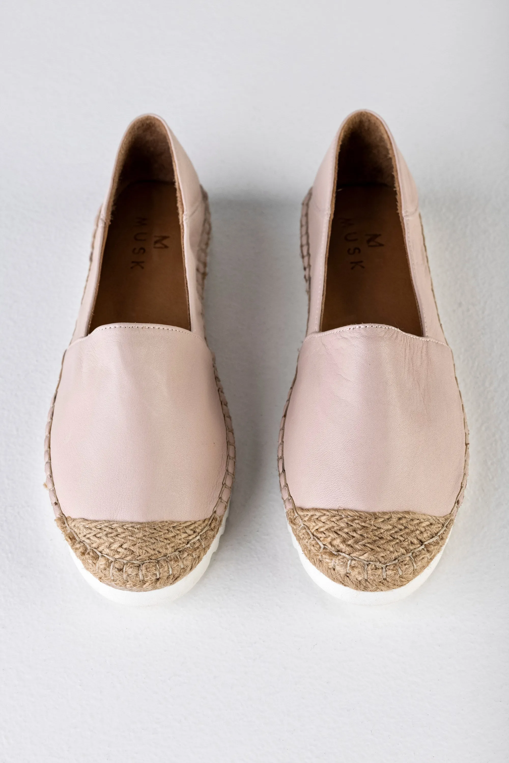 Leather espadrilles