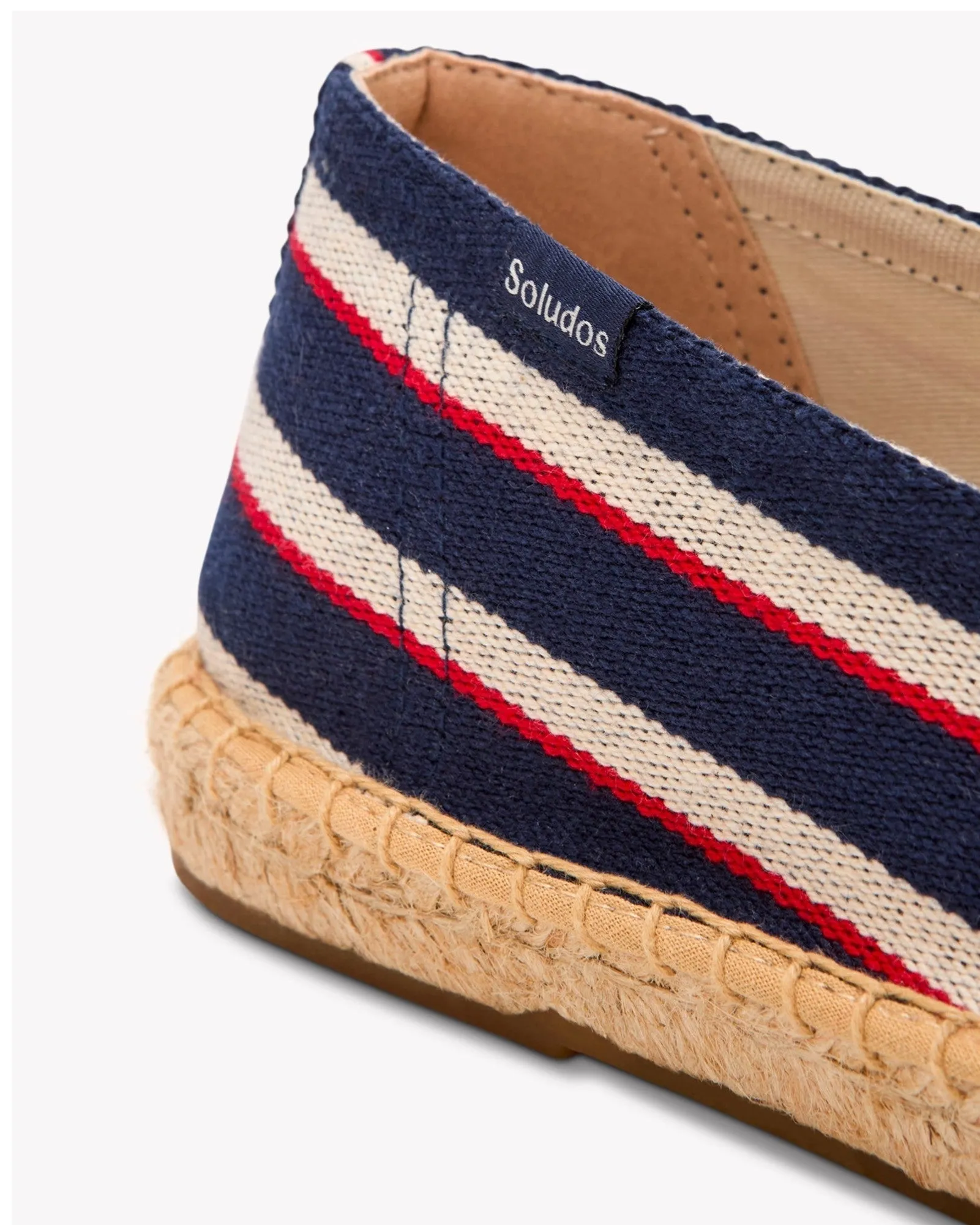 Mens_Espadrilles_The Original_Woven Stripes_Classic - Navy - Ivory - Red
