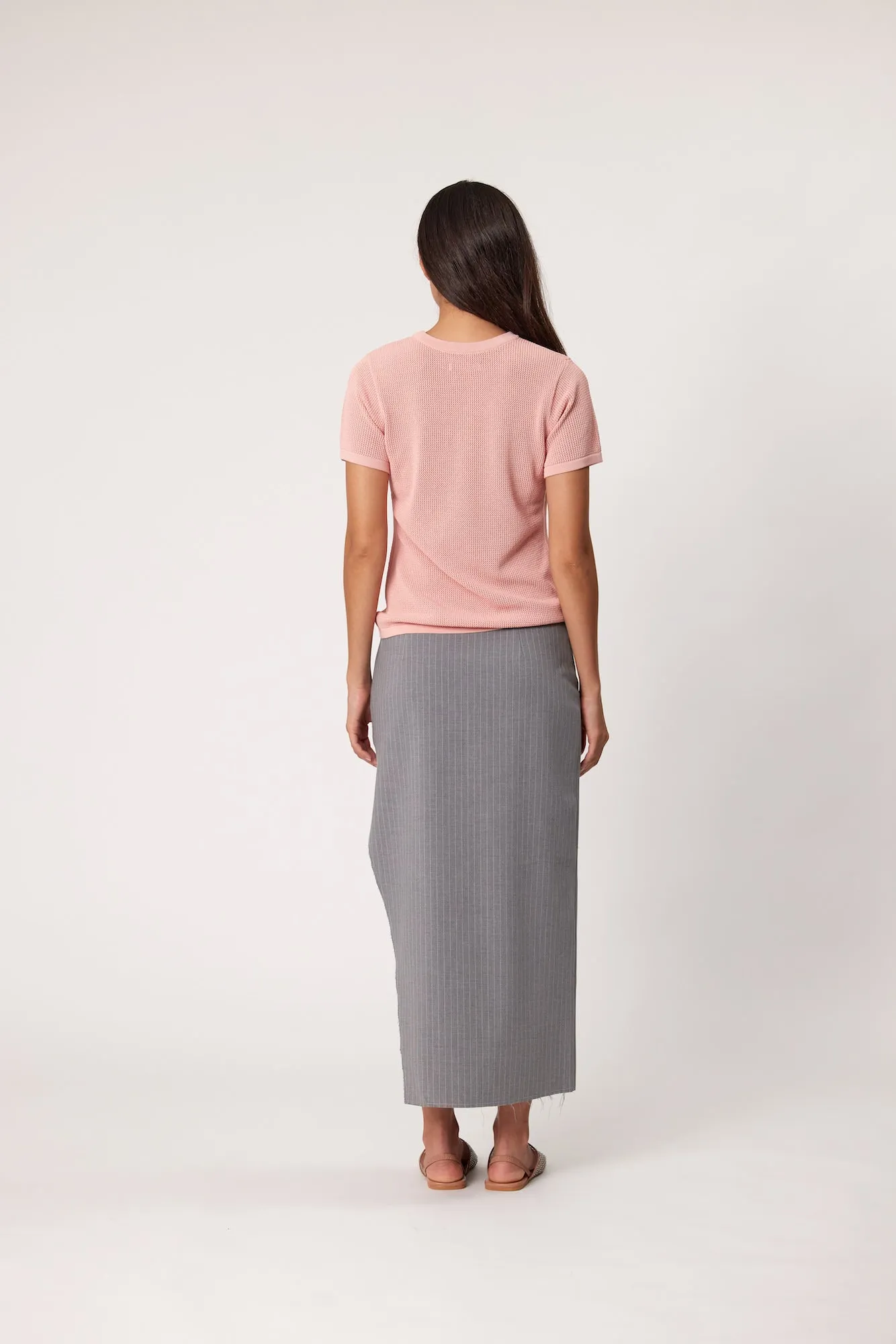 MIDTOWN SKIRT - SMOKE
