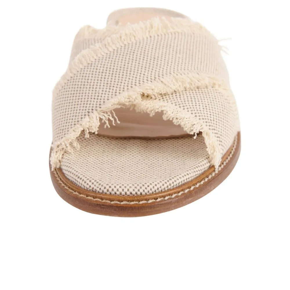 Noble Natural Fabric Jon Josef Flat Sandal