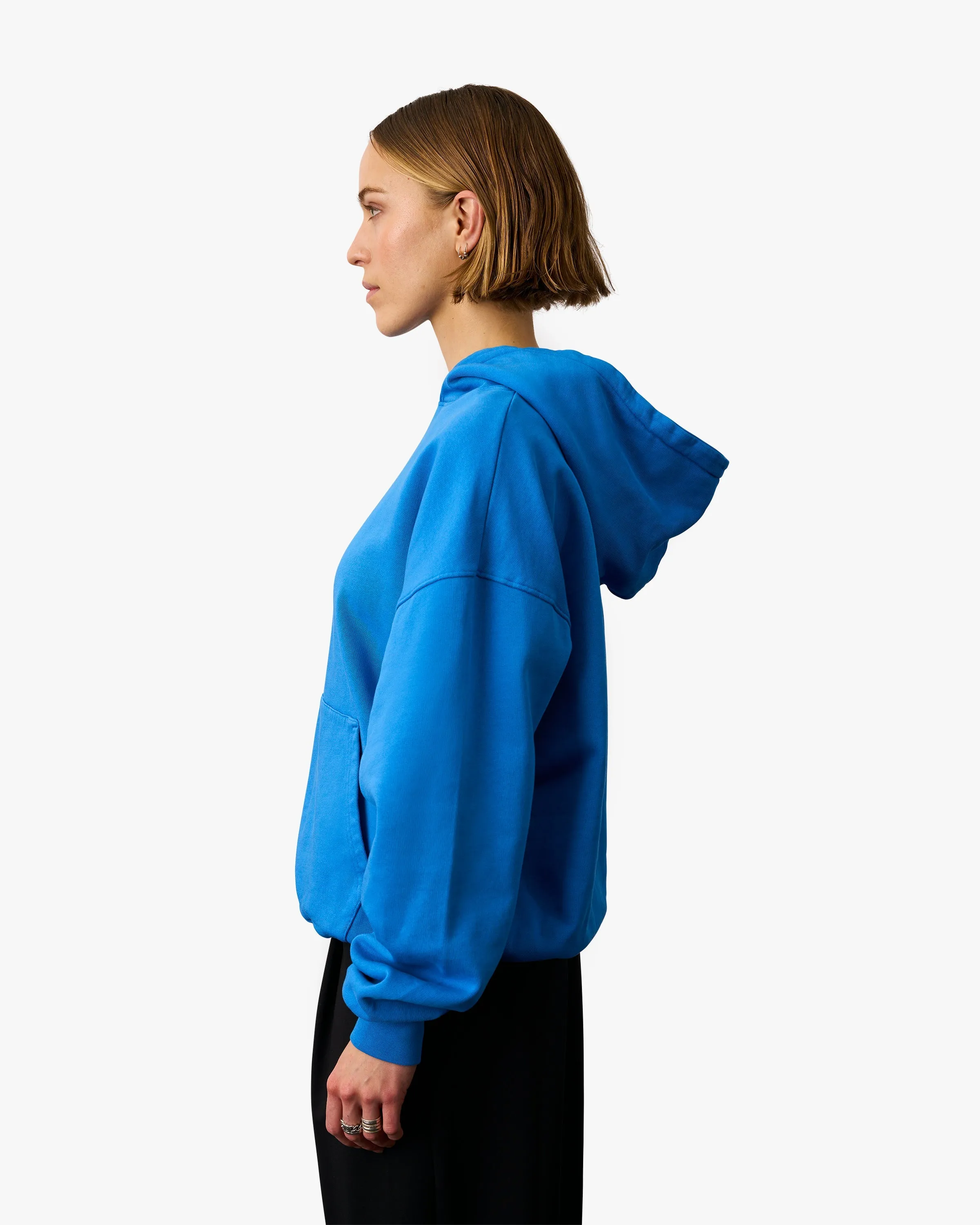 Organic Oversized Hood - Emerald Green