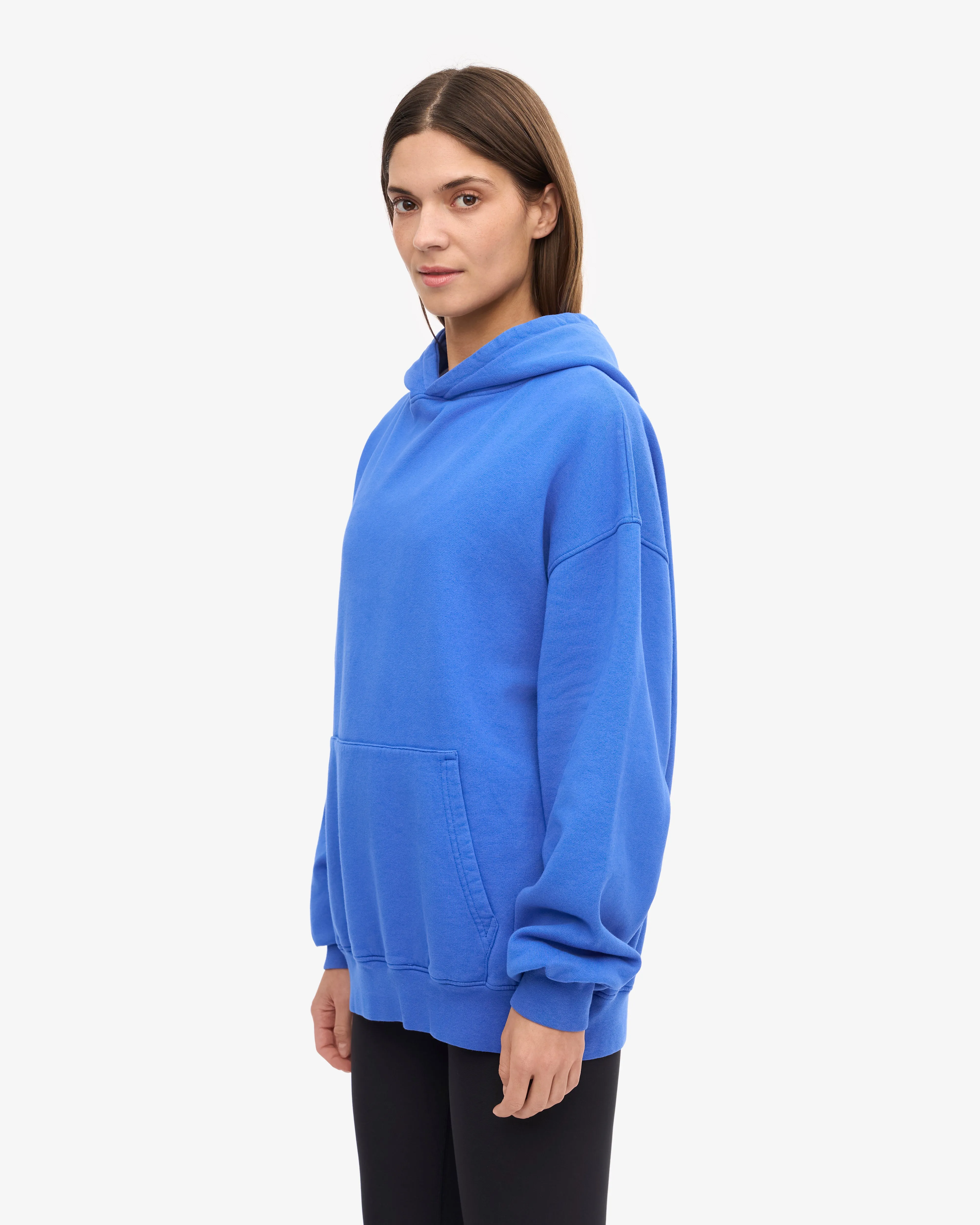 Organic Oversized Hood - Sapphire Blue