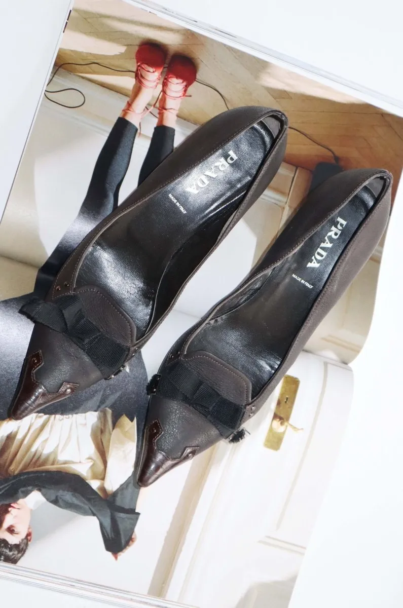 Prada Bow Heels