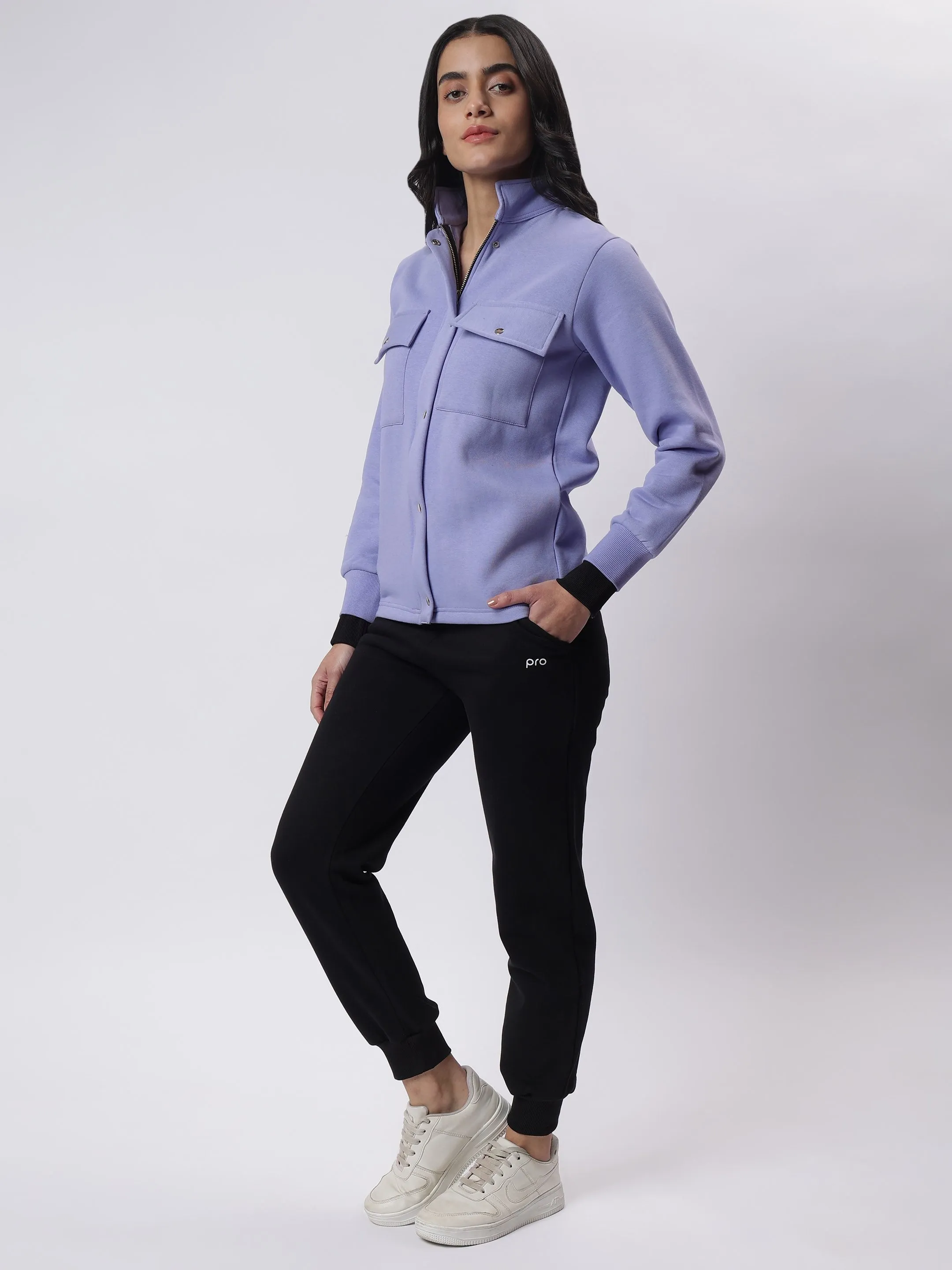 Pro Winter Purple Fleece Co-ord Set