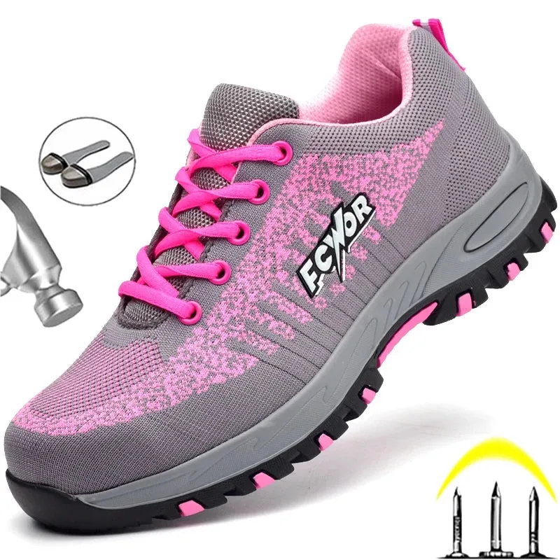 Safety work shoes for women