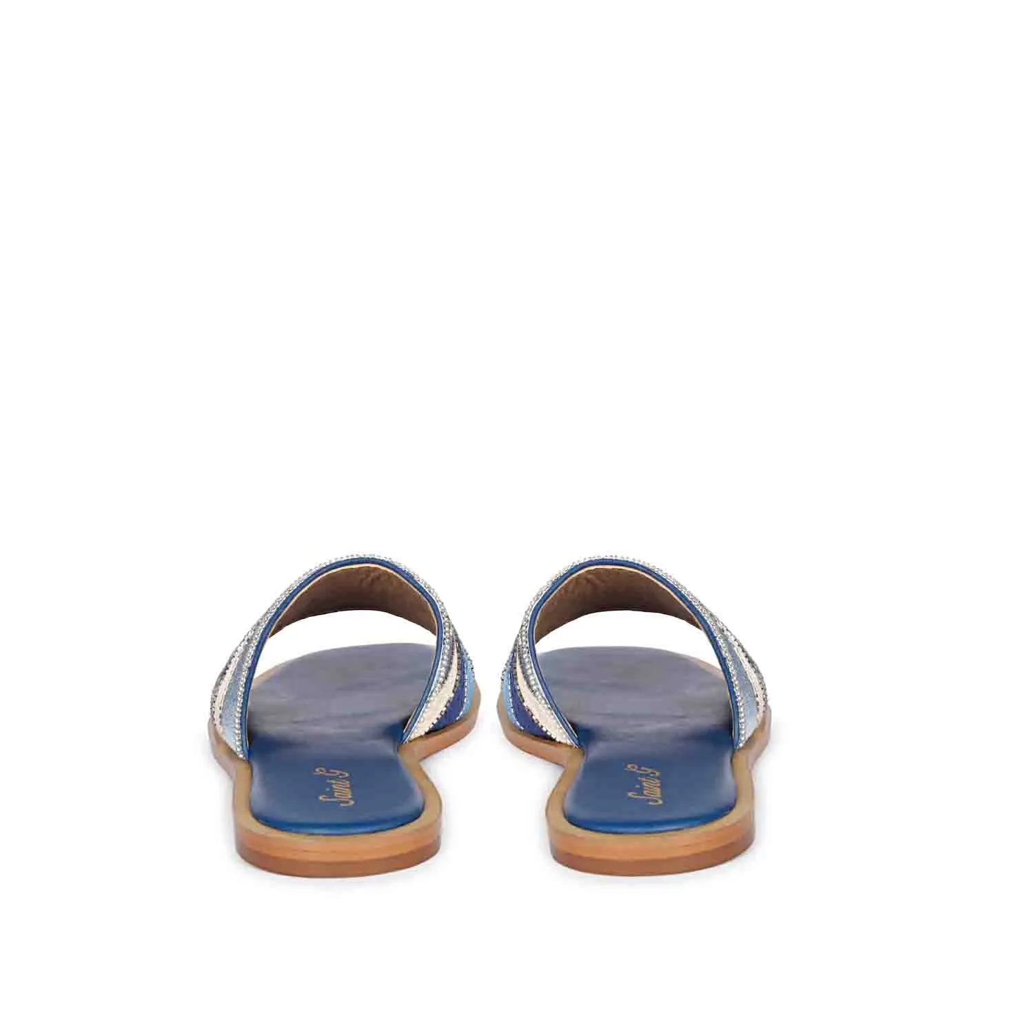 SAINT  GIORGIA  MULTI BLUE SLIP ON