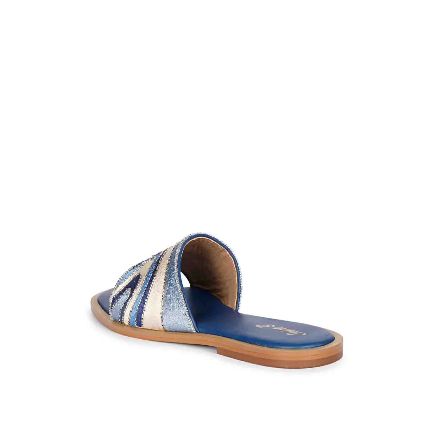 SAINT  GIORGIA  MULTI BLUE SLIP ON