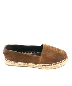 Saint Laurent Brown Suede Espadrilles size 37 - AWC1871