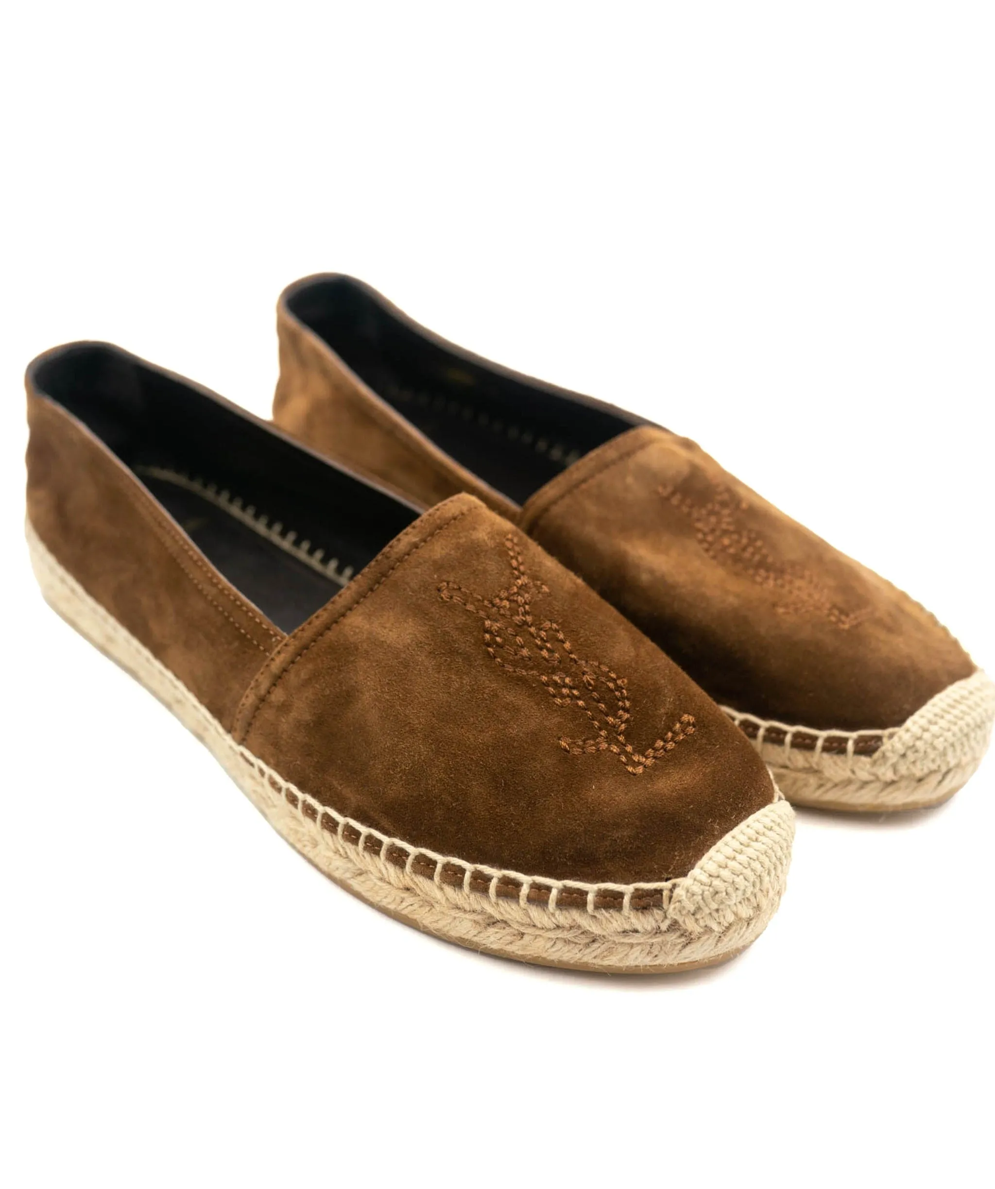 Saint Laurent Brown Suede Espadrilles size 37 - AWC1871