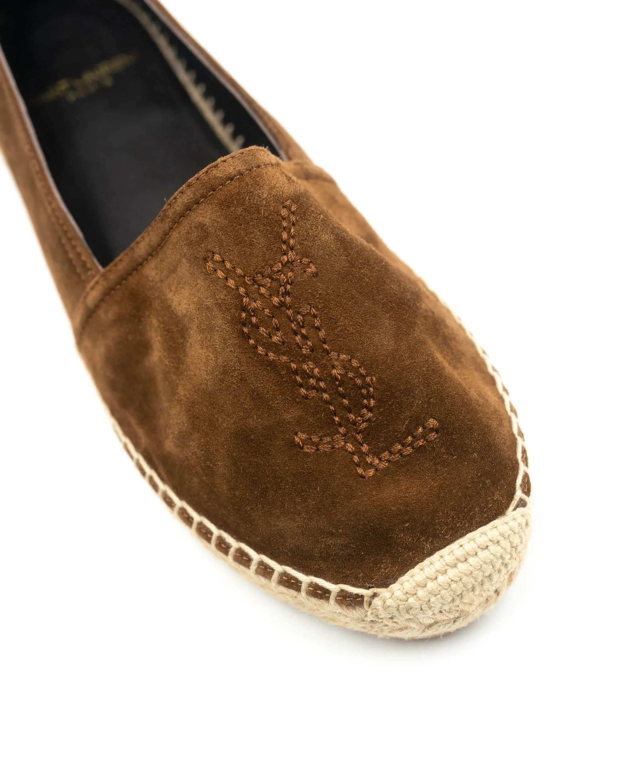 Saint Laurent Brown Suede Espadrilles size 37 - AWC1871