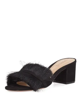 Schutz Adcelle Open Toe Heeled Slip On Mule Heel Open Toe Mule