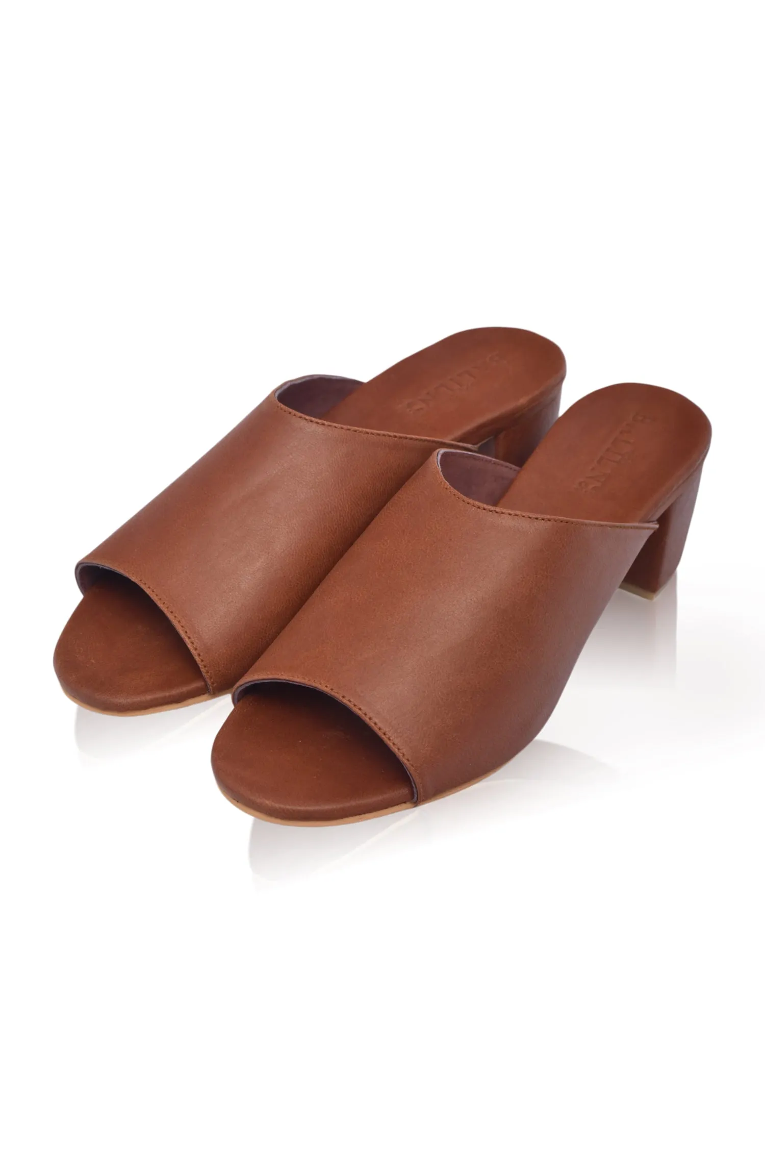 Stella Leather Mules (Sz. 8)