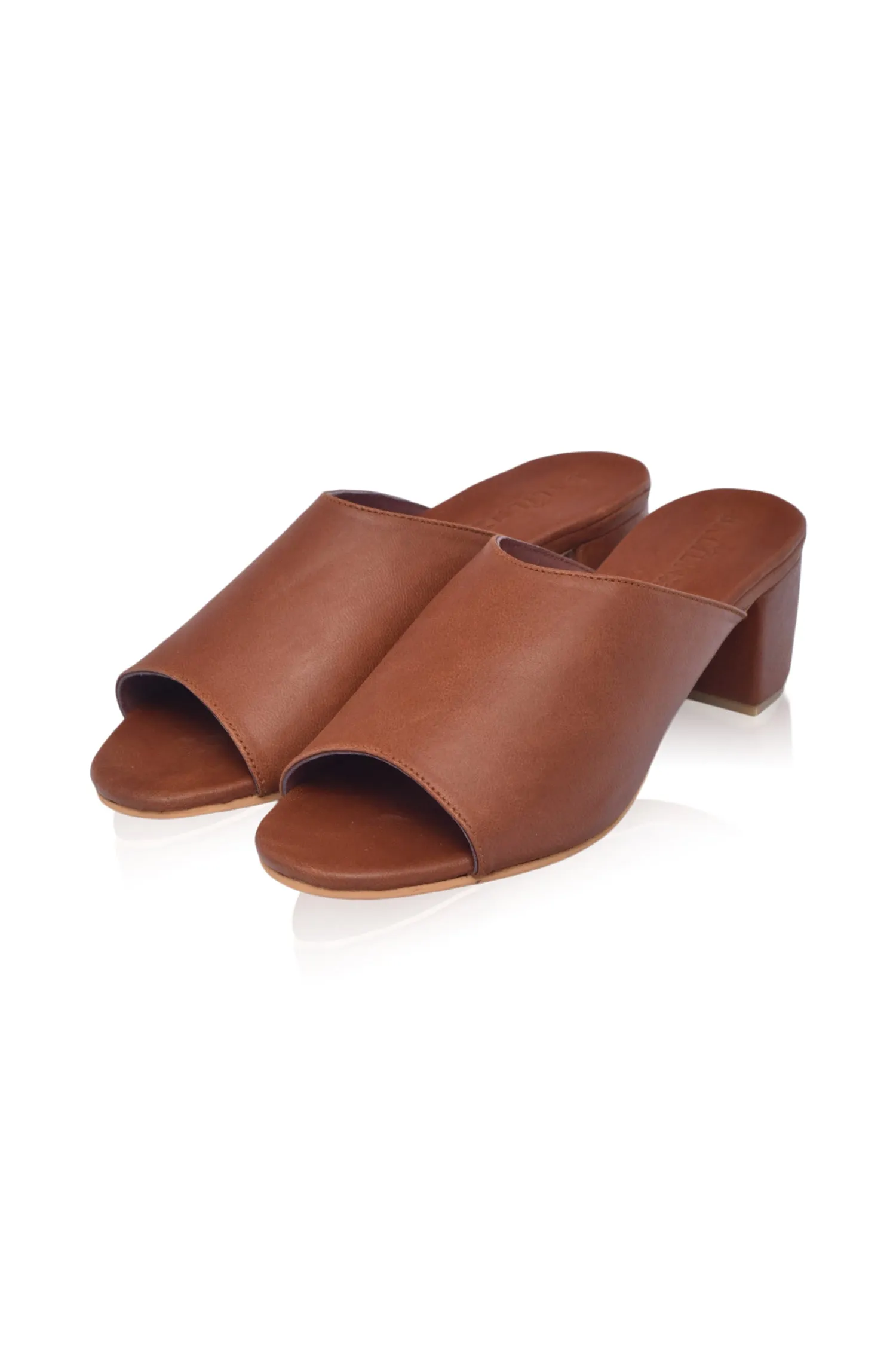 Stella Leather Mules (Sz. 8)