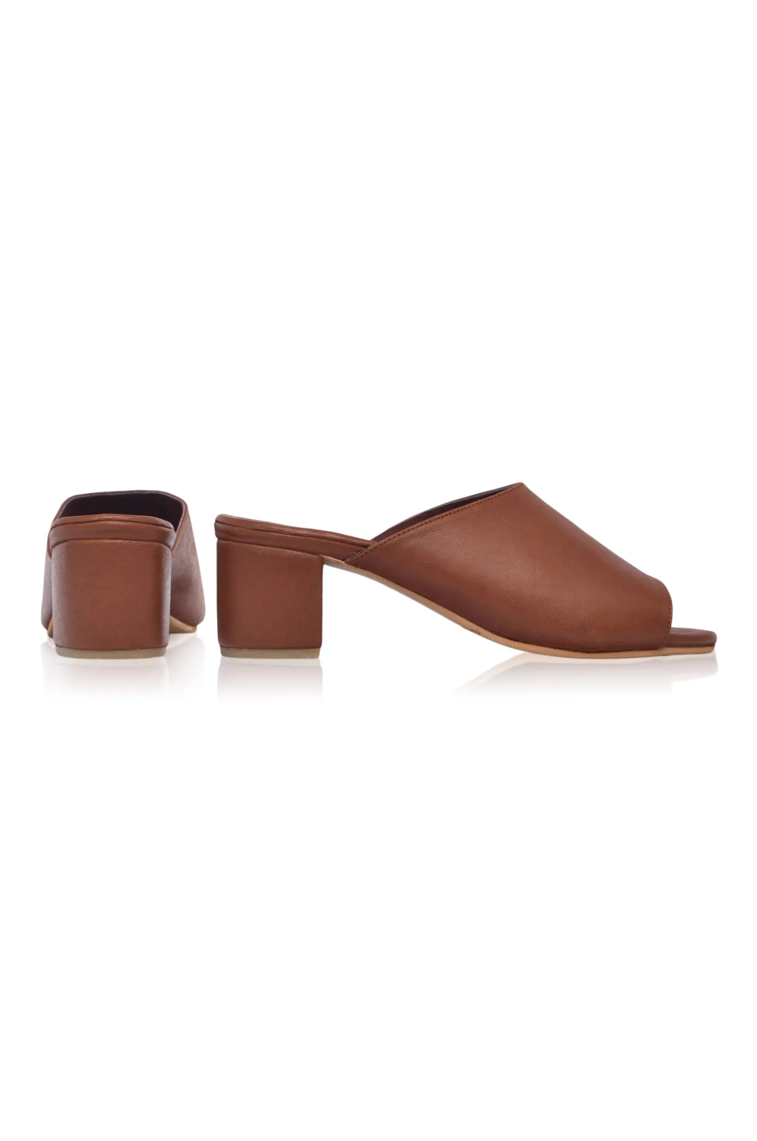 Stella Leather Mules (Sz. 8)