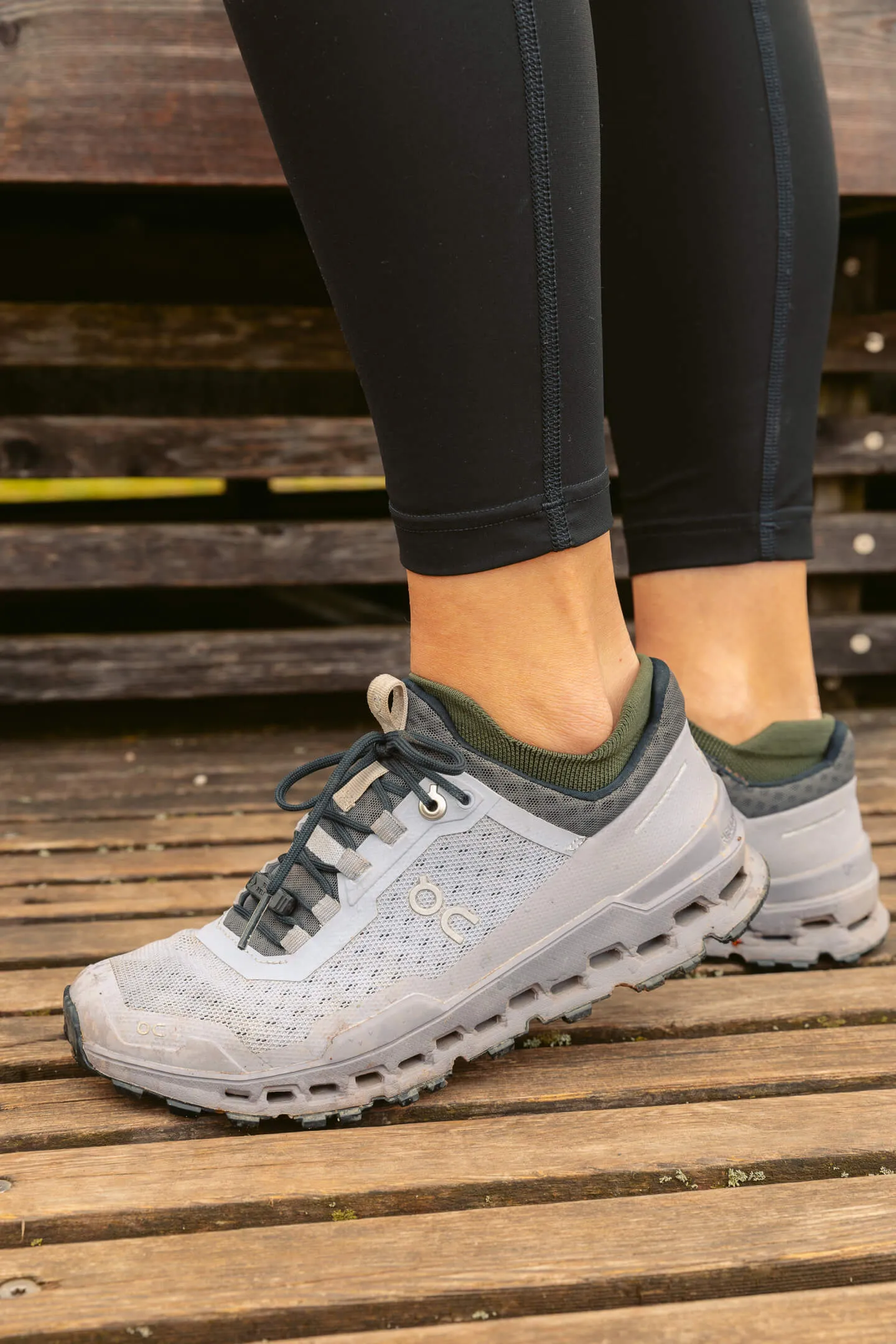 Summit Hike Low Ankle Socks - Moss Green