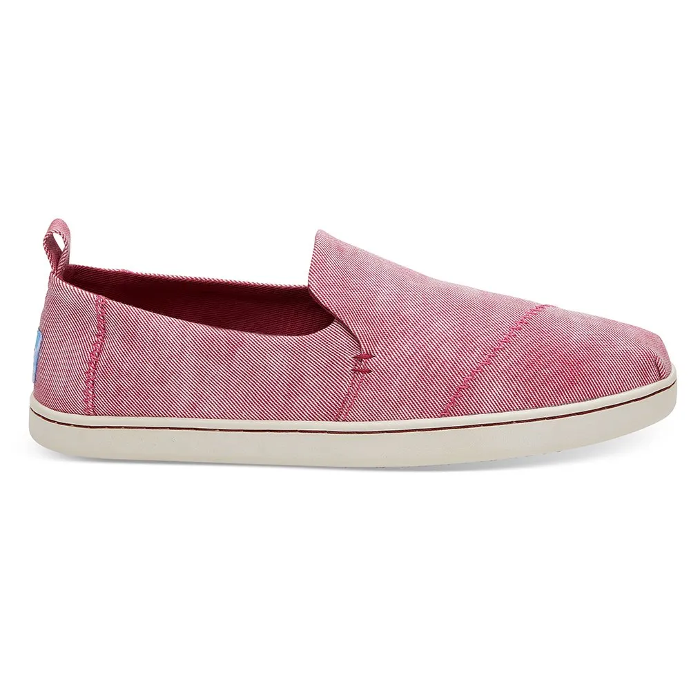 Toms Womens Deconstructed Alpargata Flats 10011741 Henna Red