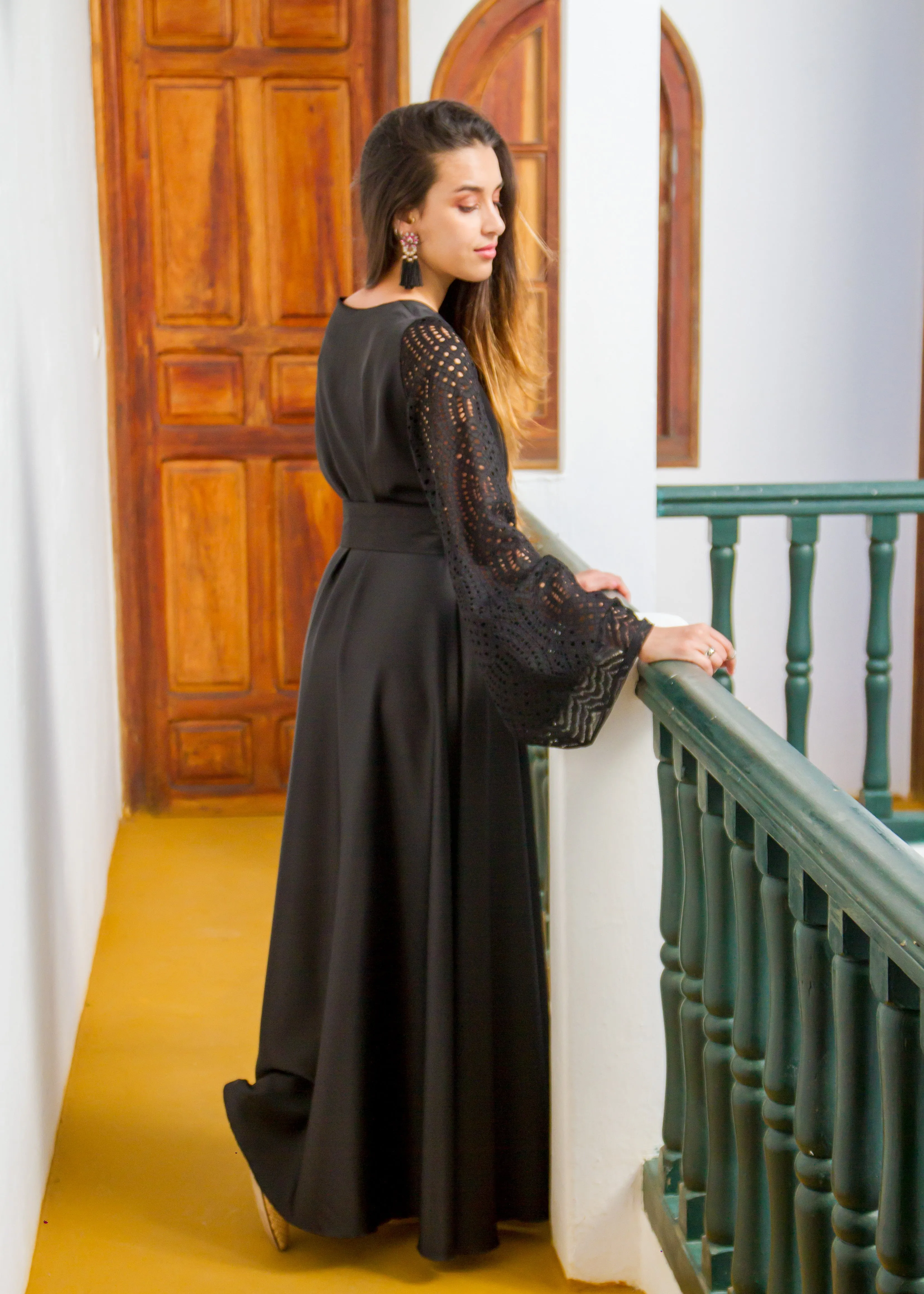 VALENTINA BLACK SATIN