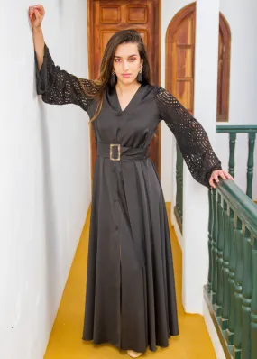 VALENTINA BLACK SATIN