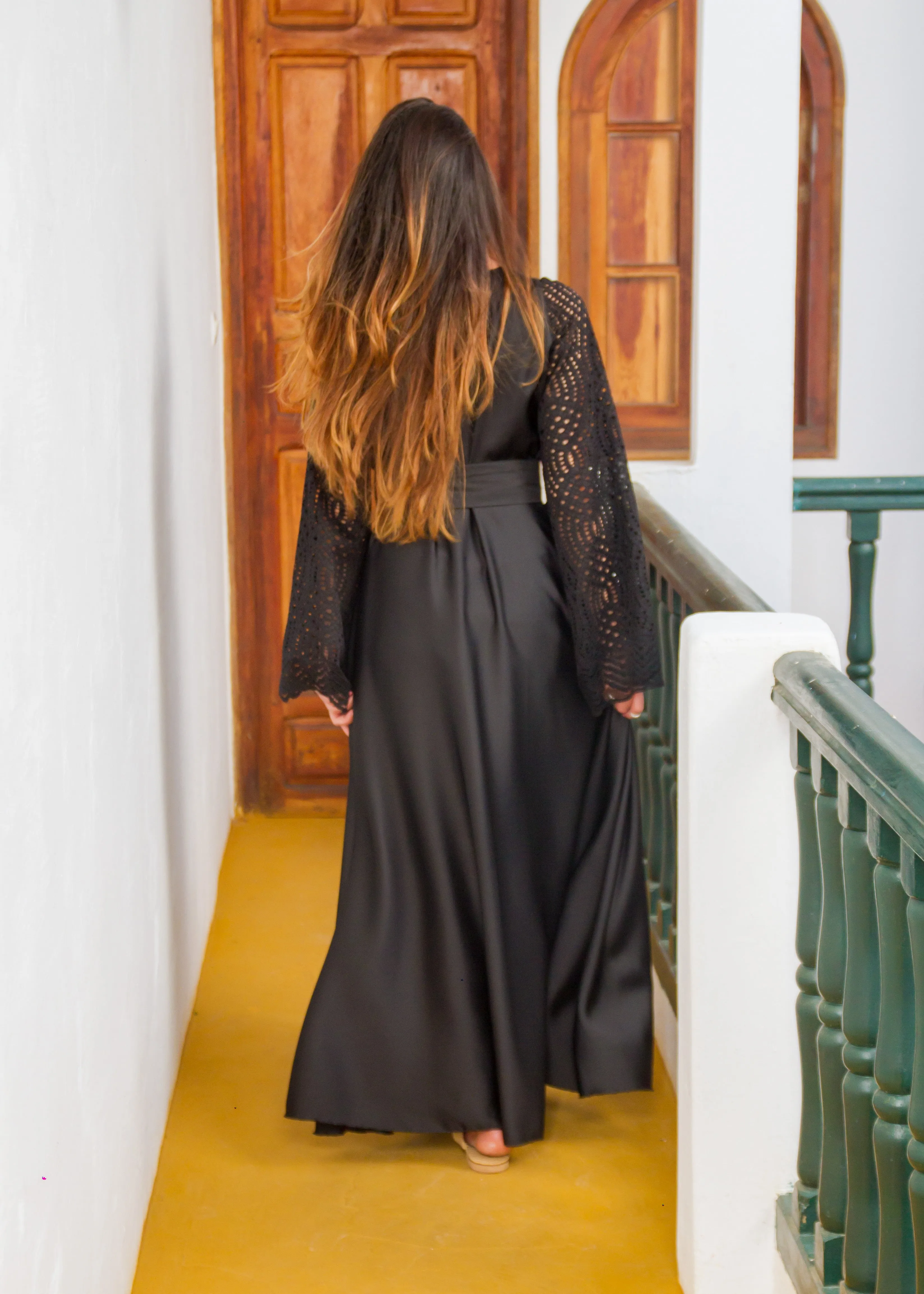 VALENTINA BLACK SATIN