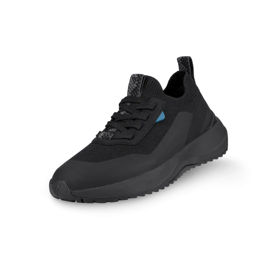 Vessi Men's Stormburst Low Top Sneakers- Black