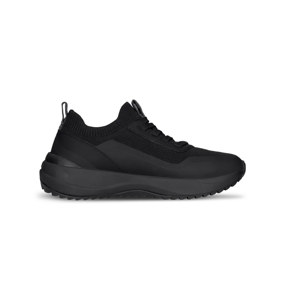 Vessi Men's Stormburst Low Top Sneakers- Black