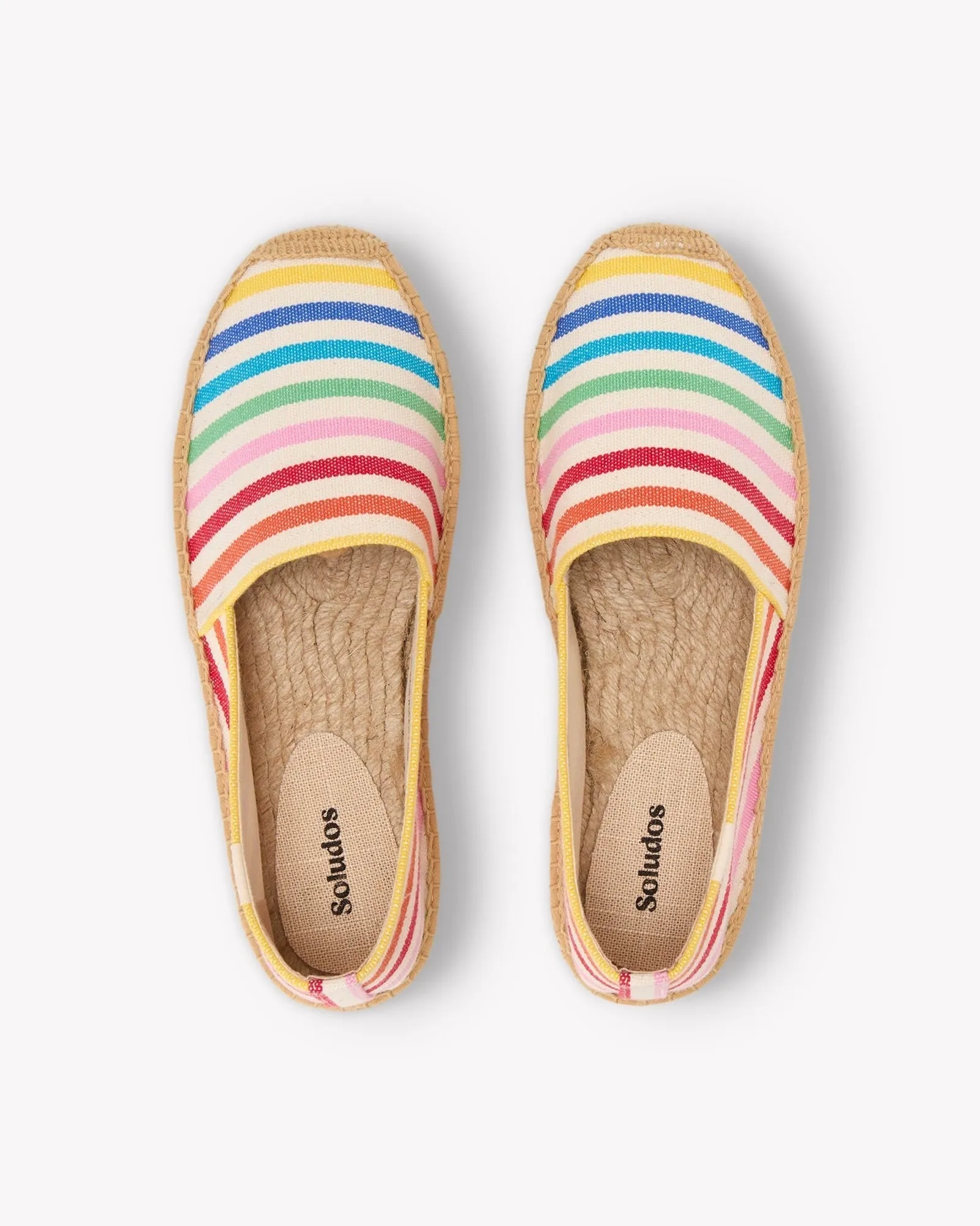 Womens_Espadrilles_The Original_Woven Stripes_Classic - Rainbow