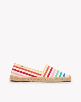 Womens_Espadrilles_The Original_Woven Stripes_Classic - Rainbow
