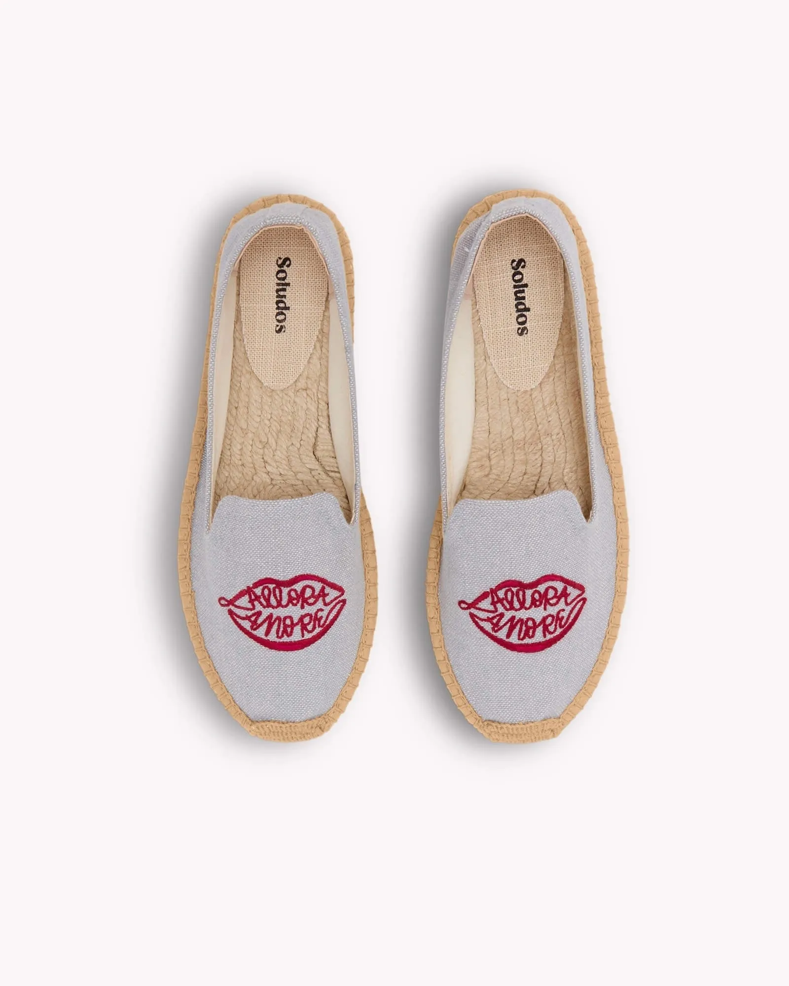Womens_Espadrilles_The Smoking_Embroidery_Dolphin Blue - Allora Amore