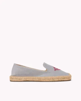 Womens_Espadrilles_The Smoking_Embroidery_Dolphin Blue - Allora Amore