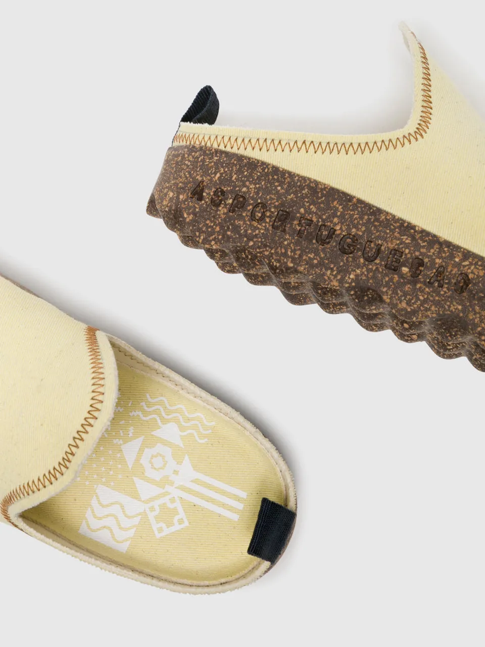 Yellow Closed Mules