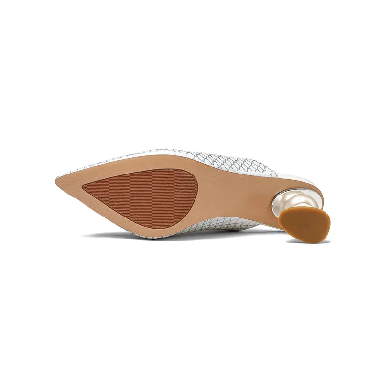 Zephyrique Snakara Slip Heels