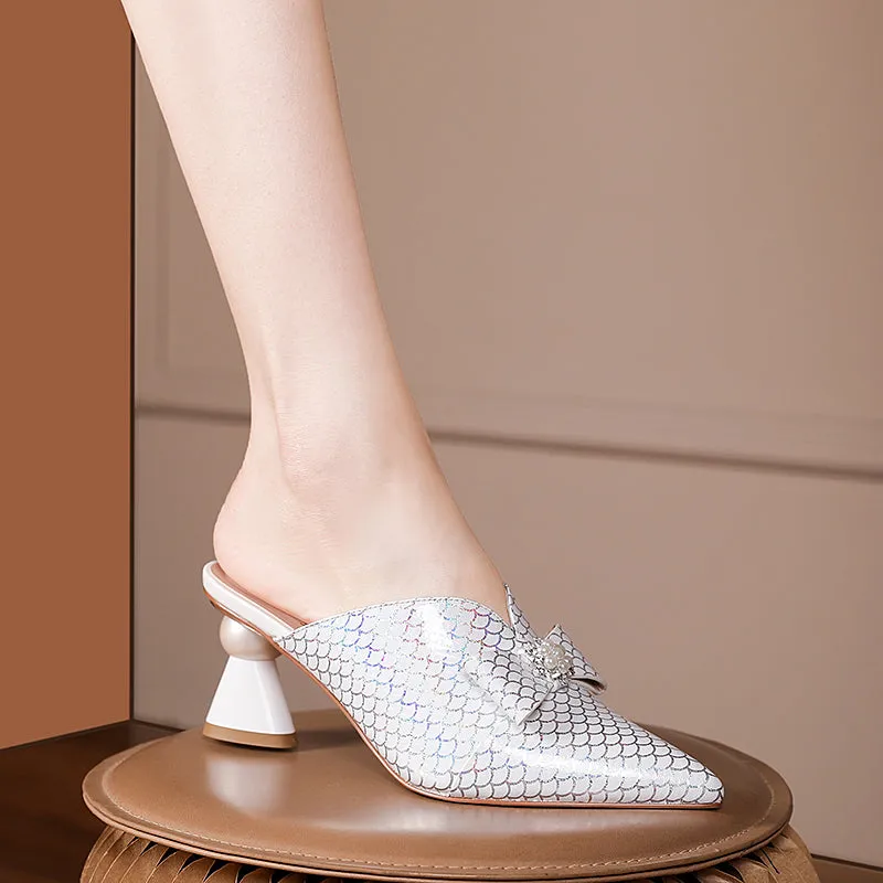 Zephyrique Snakara Slip Heels